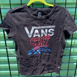 Vans Black Kids T-Shirt